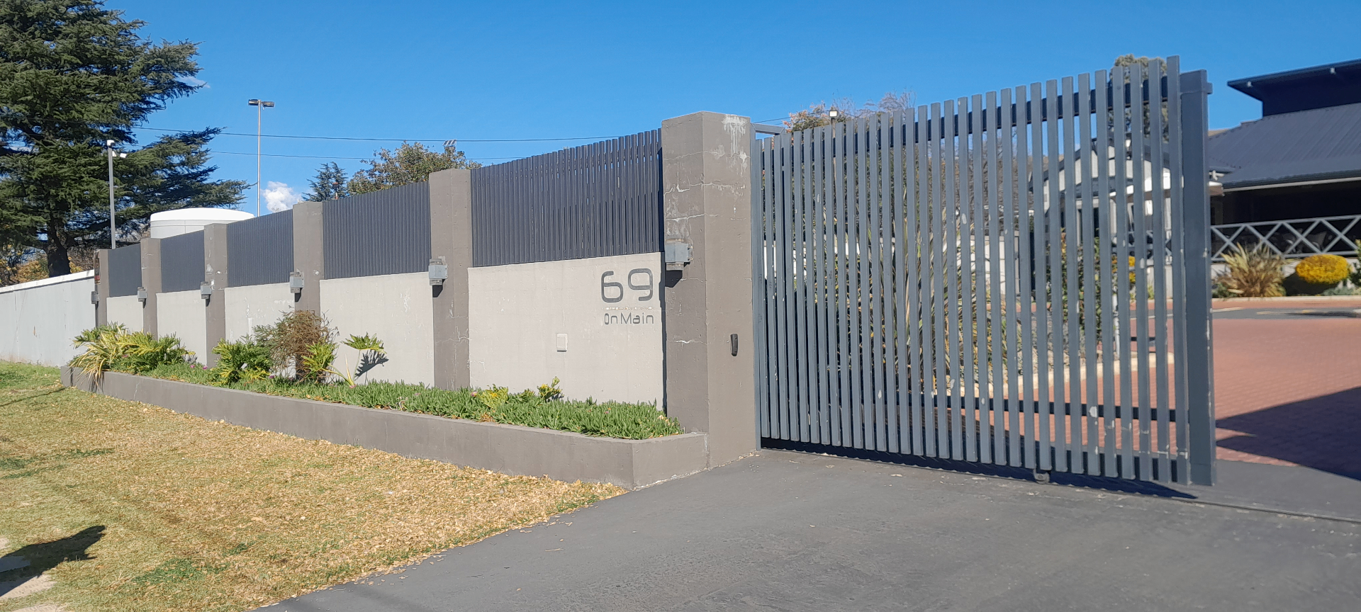 Vertical Slat Driveway Gate